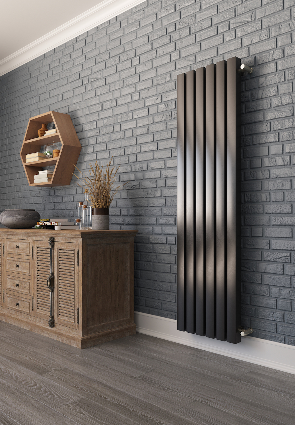 Вертикальный радиатор Kvadro 60 V