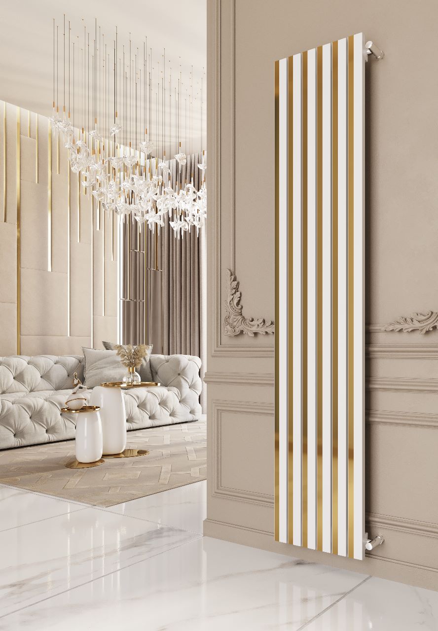 Вертикальный радиатор PIATTO PREMIUM GOLD